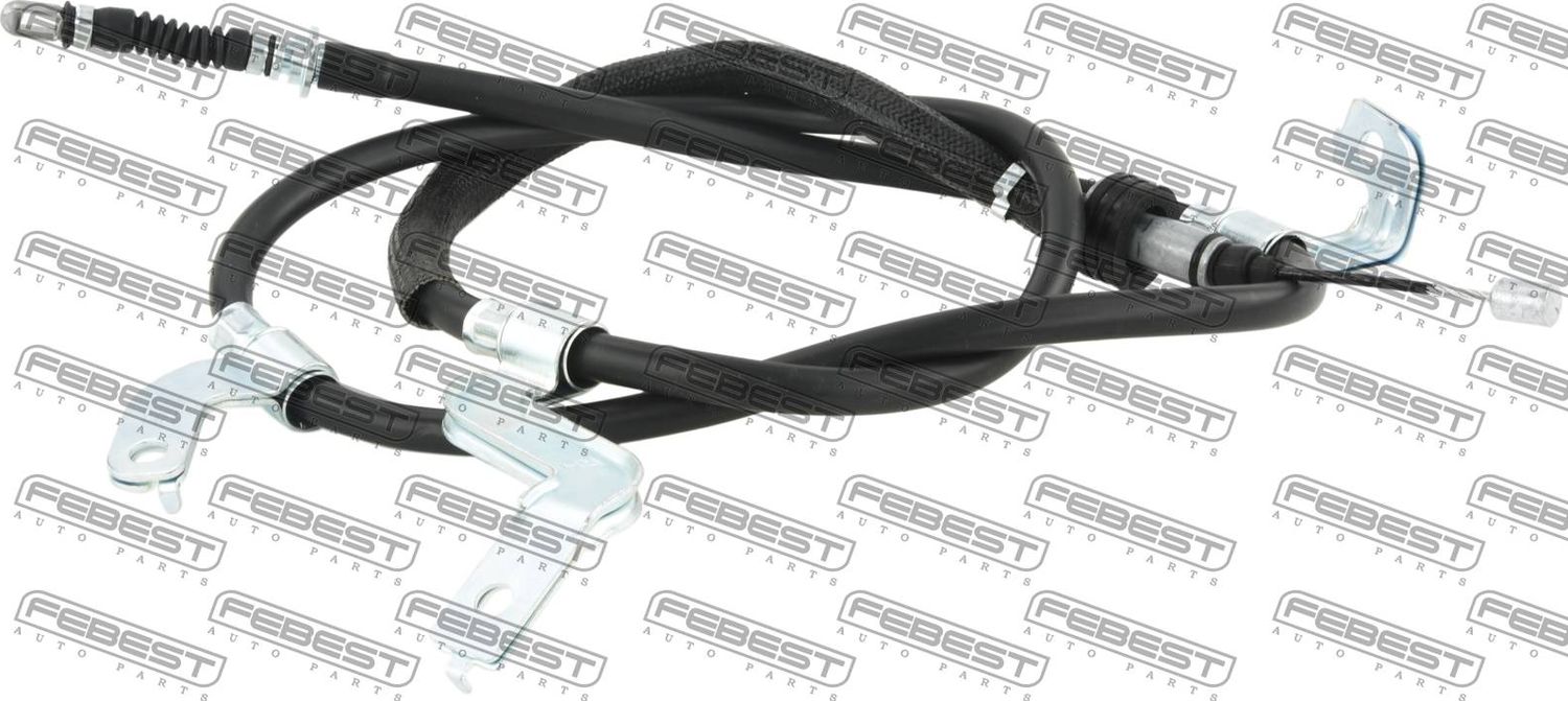 Трос ручника (тросик ручного тормоза) Febest. Артикул 12100-SBDISCRH