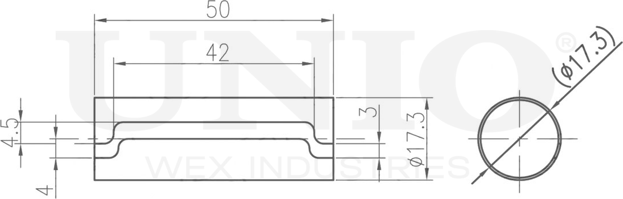 Втулка реактивной тяги (Unio). Артикул RMP-10019
