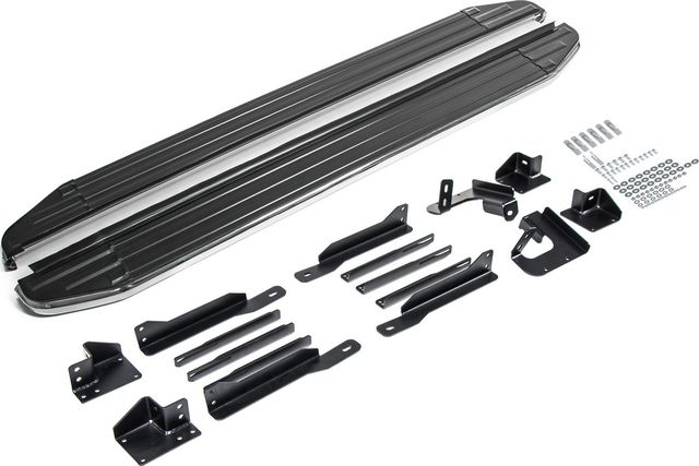 Пороги на автомобиль "Premium" Rival для Kia Sorento IV поколение 2020-2026. Артикул A180ALP.2313.2