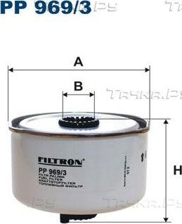 Топливный фильтр Filtron. Артикул PP 969/3
