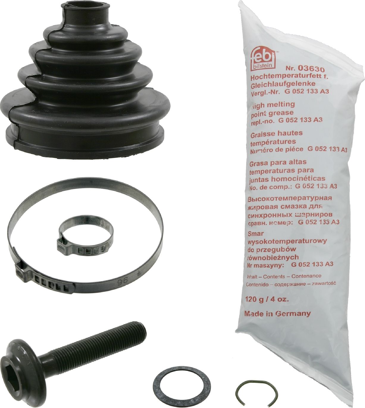 Пыльник шруса (комплект) Febi Bilstein (резина). Артикул 02409