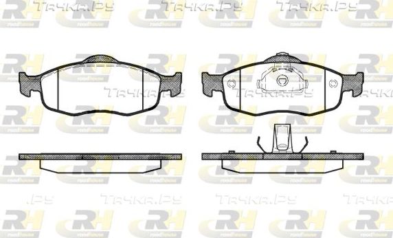 Тормозные колодки RoadHouse передние для Ford Scorpio II 1994-1998. Артикул 2432.00