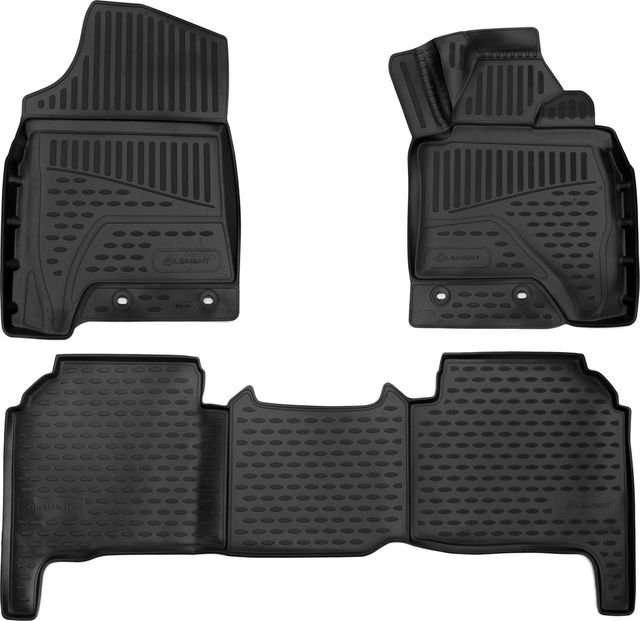 Коврики 3D Element для салона Toyota Land Cruiser 200 рестайлинг правый руль 2012-2021. Артикул ELEMENT3DA0N025210k
