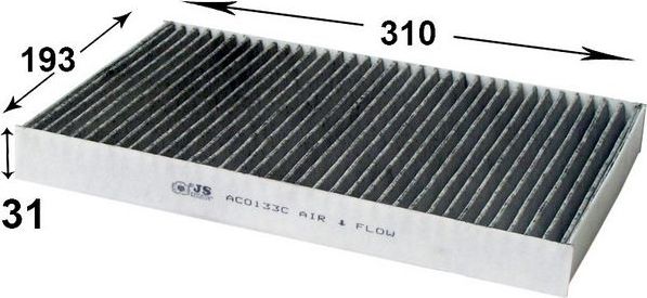 Салонный фильтр JS Asakashi для Audi A6 I (C4) 1994-1997. Артикул AC0133C