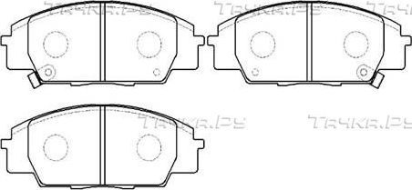 Тормозные колодки HSB передние для Honda Civic VIII 2006-2011. Артикул HP5089