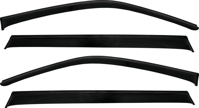 Дефлекторы REIN для окон (накладной скотч 3М) (4 шт.) Haval Dargo (в т.ч. Dargo Х) 2022-2026. Артикул REINWV1247