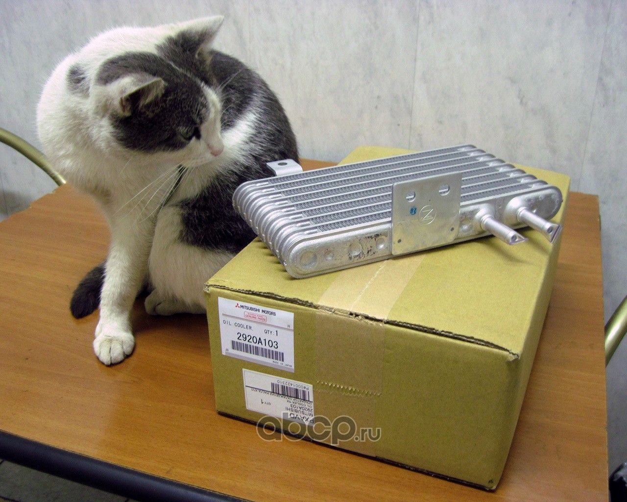 Радиатор масляный (маслоохладитель) для АКПП Mitsubishi. Артикул 2920A103