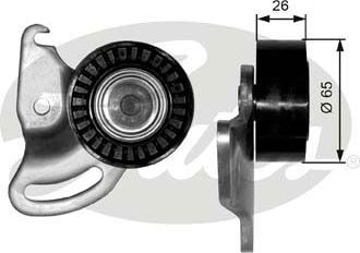 Натяжной ролик (натяжитель) приводного поликлинового ремня Gates DriveAlign®. Артикул T38347