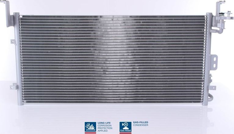 Радиатор кондиционера (конденсатор) Nissens (алюминий). Артикул 94775