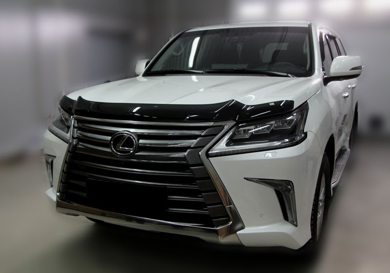 Дефлектор SIM для капота Lexus LX 570 2й рестайлинг 2015-2026. Артикул SLLX5701512