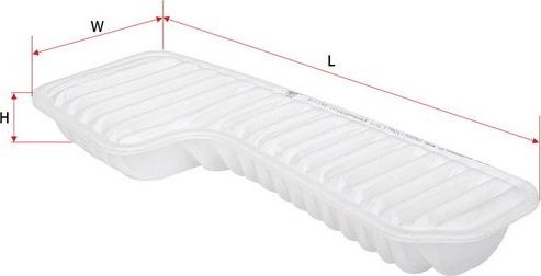 Воздушный фильтр Sakura. Артикул A-1193