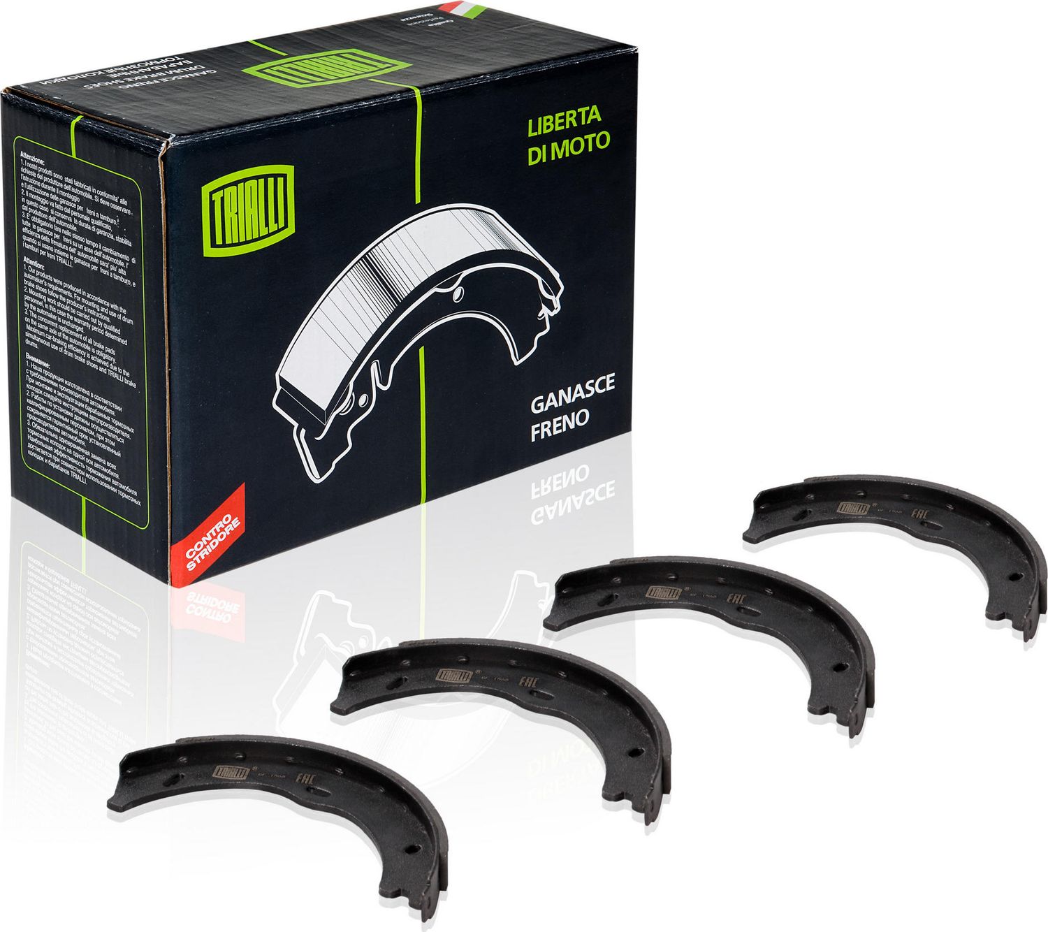 Тормозные колодки (стояночная тормозная система) Trialli. Артикул GF 1565