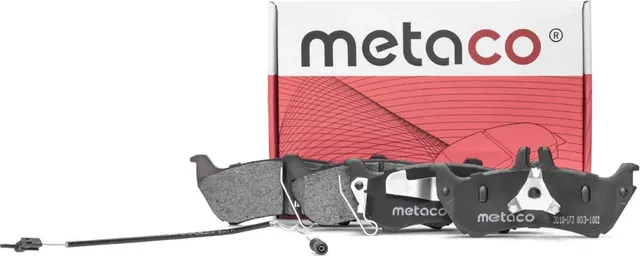 Колодки тормозные задние дисковые к-кт (Metaco). Артикул 3010173