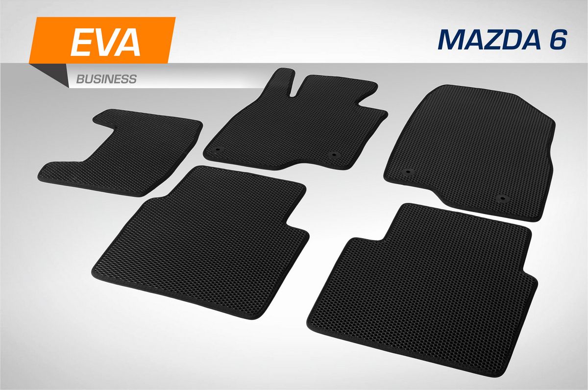 Коврики AutoFlex EVA (ЭВА, ЕВА) Business для салона Mazda 6 GJ седан 2012-2018 2018-2026. Артикул 3380201