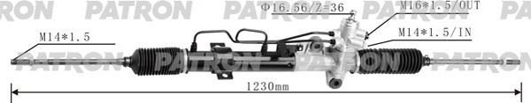 Рулевая рейка Patron для Hyundai Elantra III (XD) 2000-2006. Артикул PSG3038
