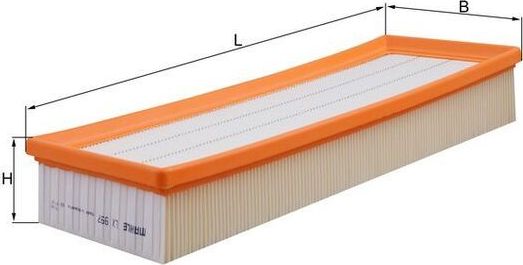 Воздушный фильтр Mahle. Артикул LX 997