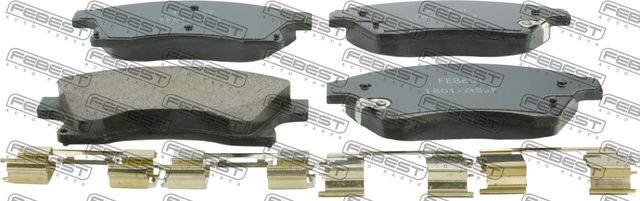 Тормозные колодки Febest. Артикул 1801-ASJF