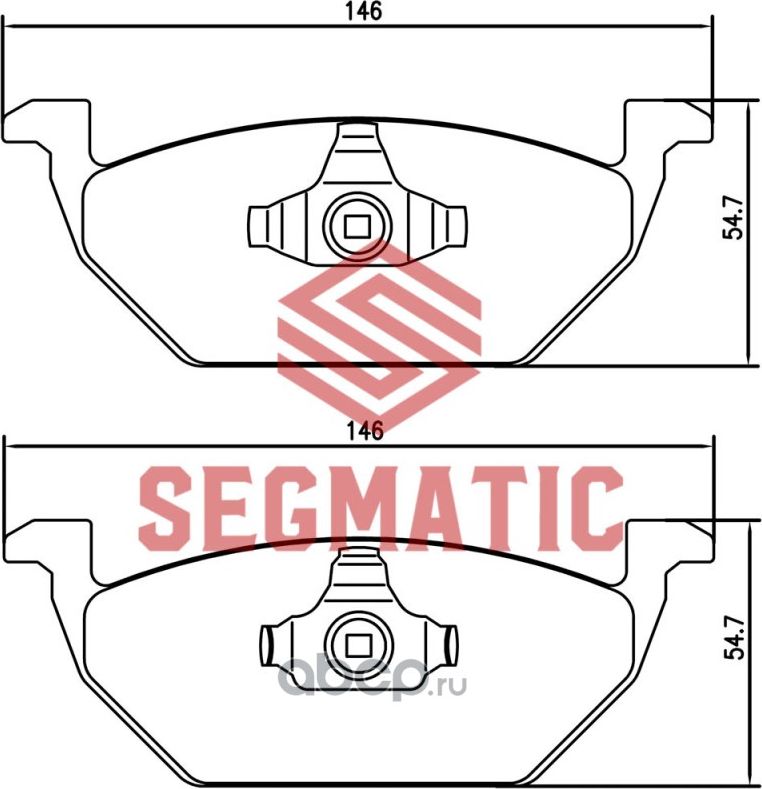 Колодка тормозная (Segmatic) Segmatic. Артикул SGBP2562