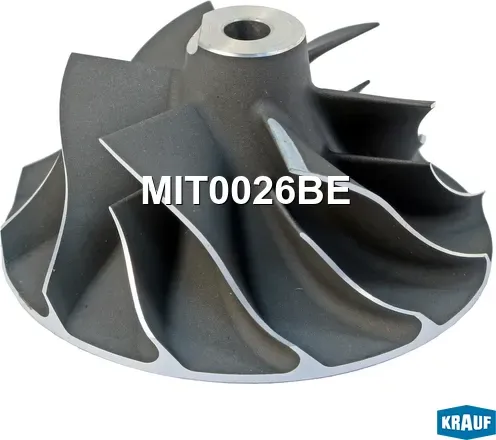 Крыльчатка турбокомпрессора Krauf. Артикул MIT0026BE