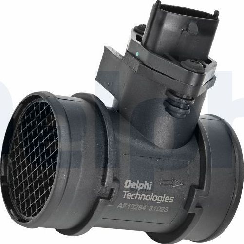 Датчик массового расхода воздуха (ДМРВ) Delphi. Артикул AF10284-12B1