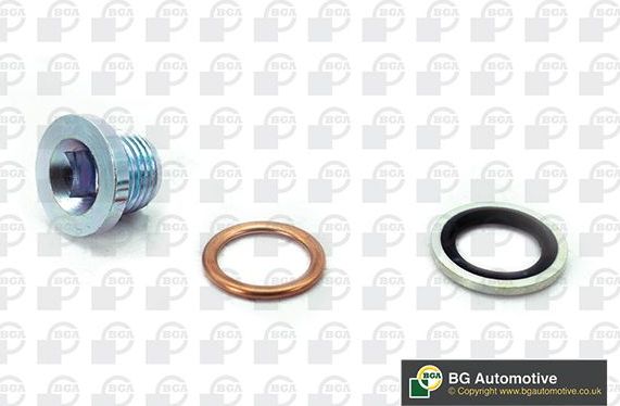 Сливная пробка масляного поддона двигателя BGA. Артикул PK1401