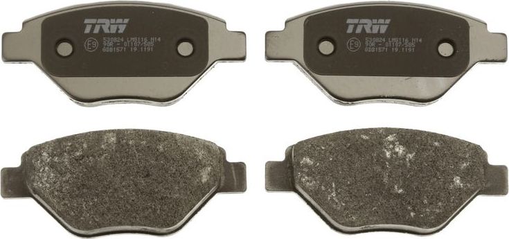 Тормозные колодки TRW COTEC. Артикул GDB1571