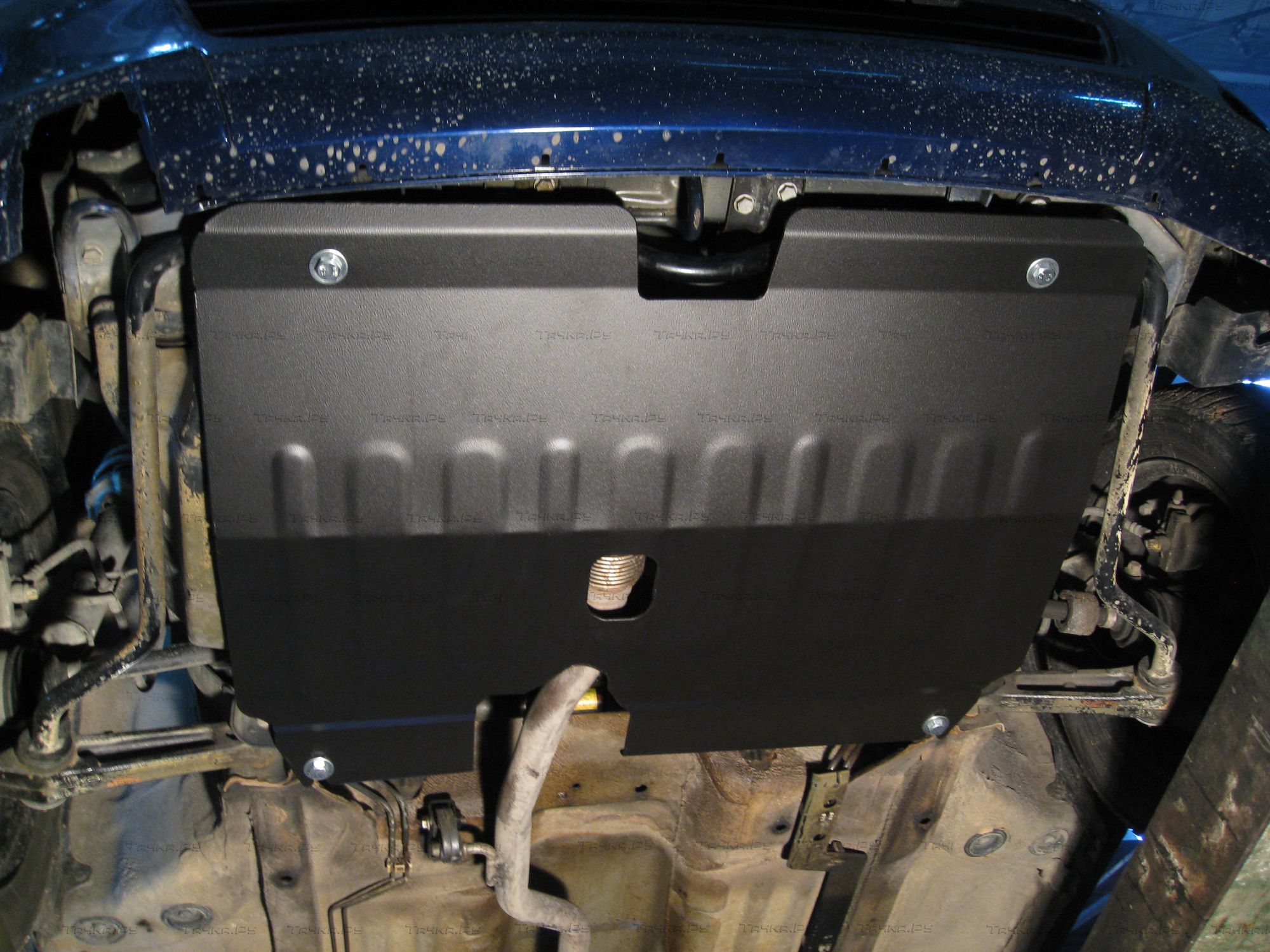 Защита Alfeco для картера и КПП Opel Agila A 2000-2007. Артикул ALF.16.11
