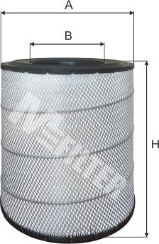 Воздушный фильтр MFilter. Артикул A 512