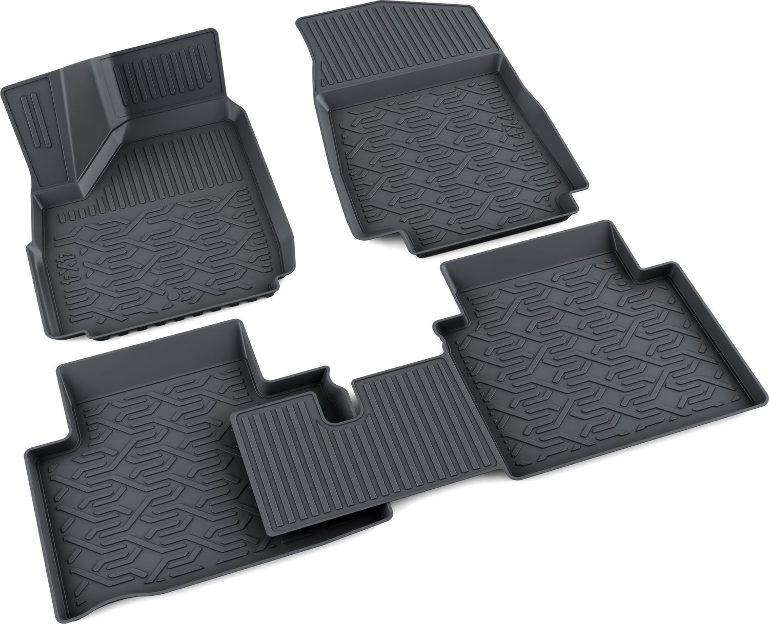 Коврики в салон Mile для ВАЗ Нива, 4х4 2121 3-дв. 1977-2026. Артикул 1030111