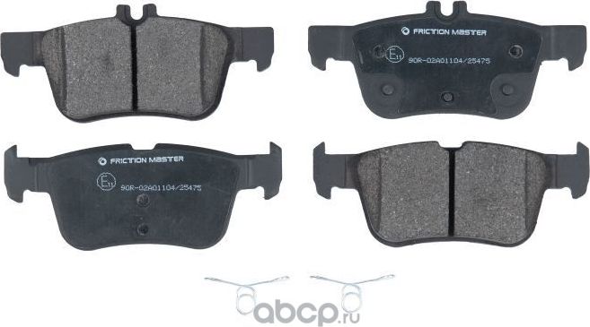 Колодки тормозные дисковые (Frictionmaster). Артикул MKD1665