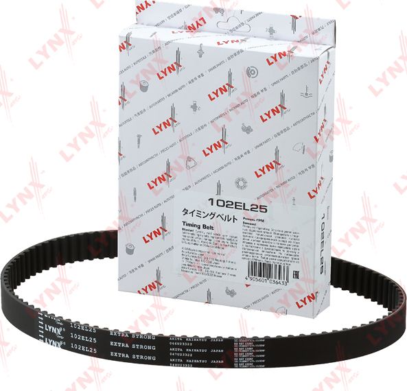 Ремень ГРМ LYNXauto. Артикул 102EL25