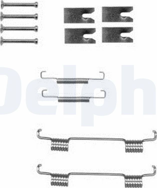 Ремкомплект торм. колодок LAND ROVER DISCOVERY/RR SPORT 08 Delphi. Артикул LY1366