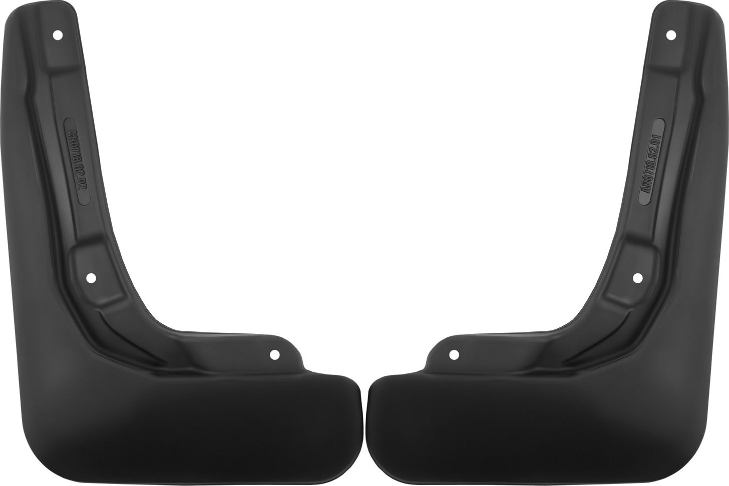 Брызговики Frosch (в пакете) задняя пара для Haval H5 2024-2026. Артикул NLF.AN0718.E3