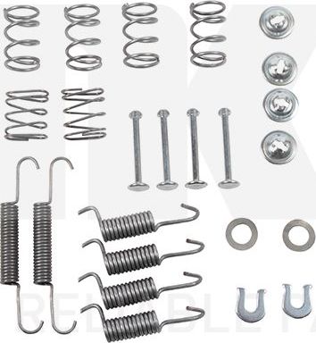 Комплект монтажный торм. колодок Subaru Forester  Impreza  Legacy 92- NK. Артикул 7944871