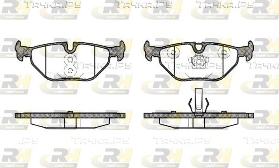 Тормозные колодки RoadHouse задние для BMW 3 III (E36) 1990-2000. Артикул 2265.40