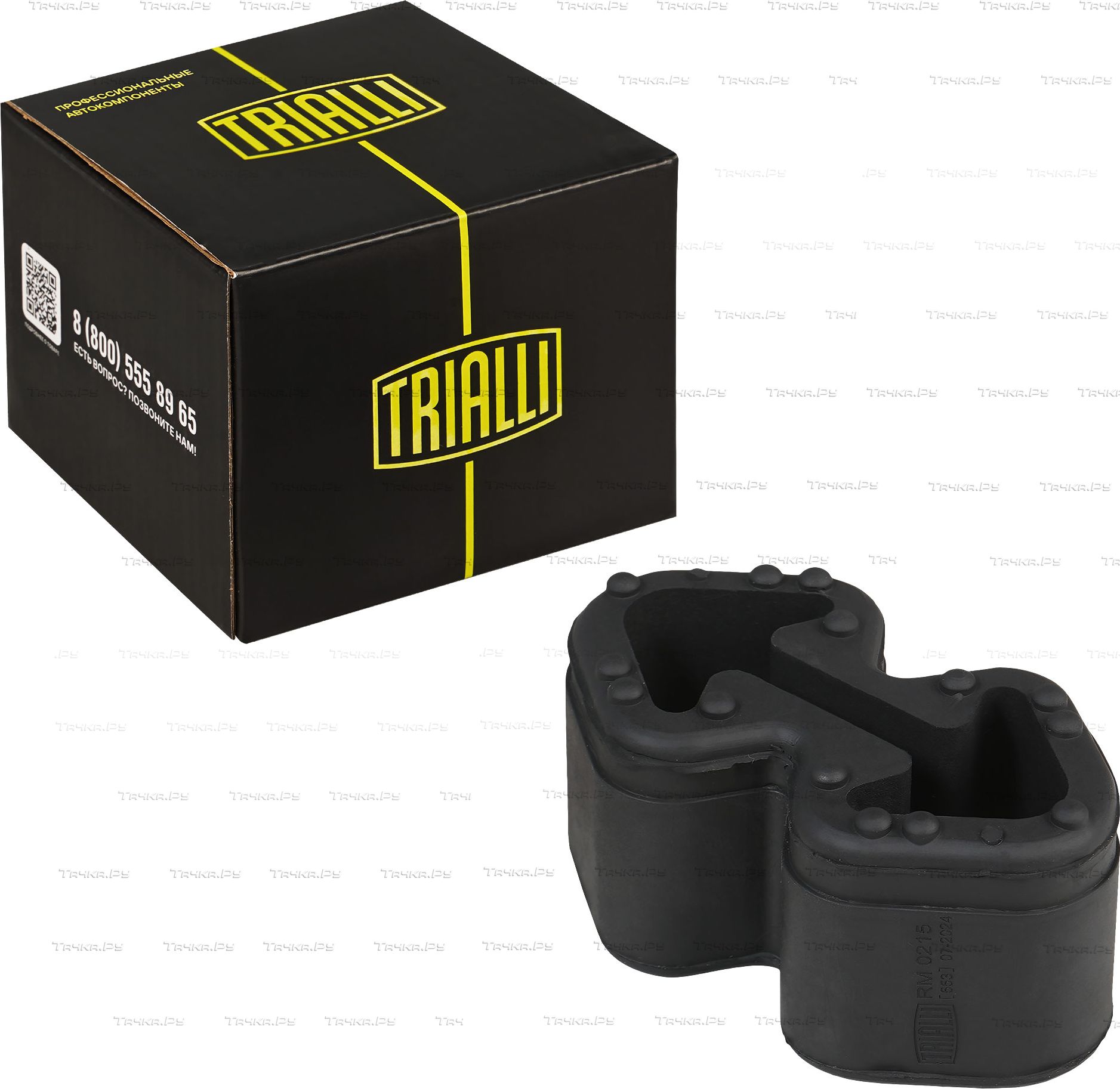 Глушитель Trialli (резина) для Skoda Favorit 1989-1997. Артикул RM 0215