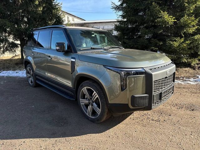 Пороги алюминиевые ТСС с пластиковой накладкой 2020 мм для Rox 01 2024-2026 Карбон черные. Артикул ROX0124-02BL