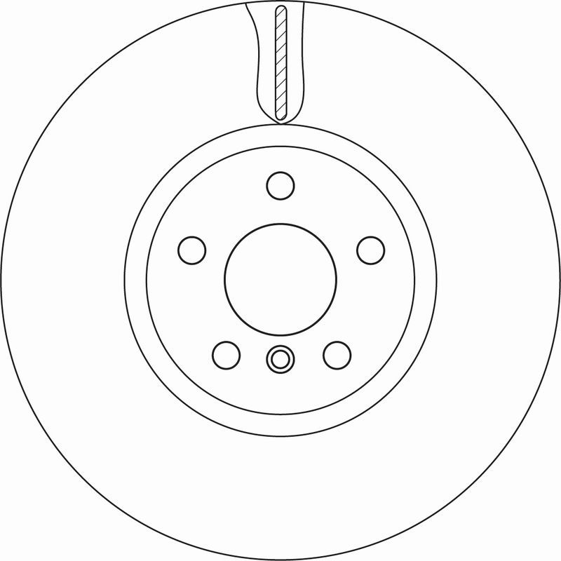 Тормозной диск TRW. Артикул DF6845S