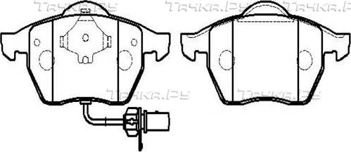 Тормозные колодки HSB передние для Volkswagen Golf IV 2000-2006. Артикул HP8539