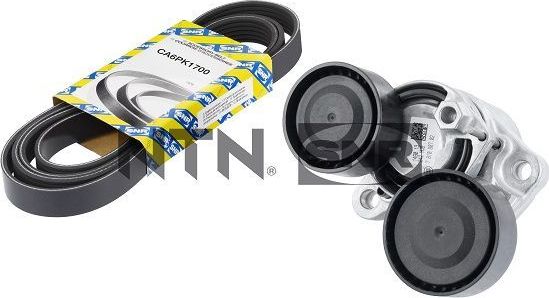 Приводной ремень поликлиновой с роликами (комплект) NTN / SNR. Артикул KA850.00