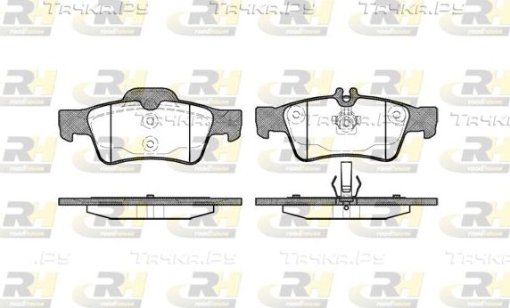 Тормозные колодки RoadHouse задние для Mercedes-Benz S-Класс V (W221) 2005-2013. Артикул 2991.00