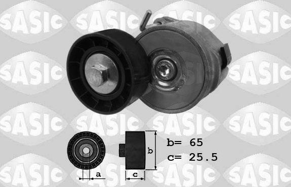Натяжной ролик (натяжитель) приводного клинового зубчатого ремня Sasic для Fiat Idea 2008-2016. Артикул 1626014