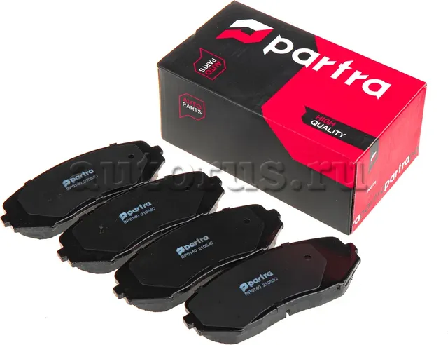 Колодки тормозные дисковые (Partra). Артикул BP6140