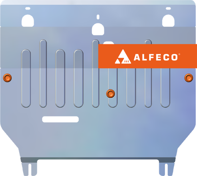 Защита алюминиевая Alfeco для картера и КПП Changan UNI-V 2022-2026. Артикул ALF.57.10 AL4