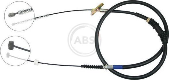 Трос ручника (тросик ручного тормоза) ABS задний левый для Opel Frontera A 1995-1998. Артикул K15387