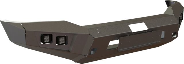 Бампер силовой STC передний тип Revo для Toyota Tundra II 2007-2013 с ПТФ. Артикул STC-TT06-BFR-L1