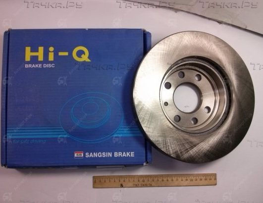 Тормозной диск Sangsin Hi-Q передний для Daewoo Nubira I 1997-2003. Артикул SD3012