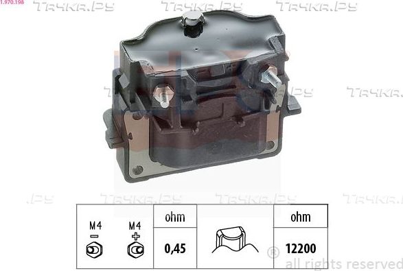 Катушка зажигания EPS Made in Italy - OE Equivalent для Toyota 4Runner III 1995-2002. Артикул 1.970.198