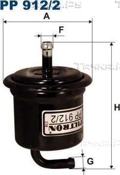 Топливный фильтр Filtron. Артикул PP 912/2