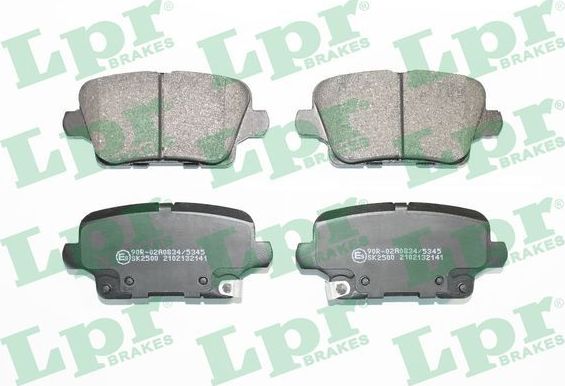 Тормозные колодки LPR. Артикул 05P2141
